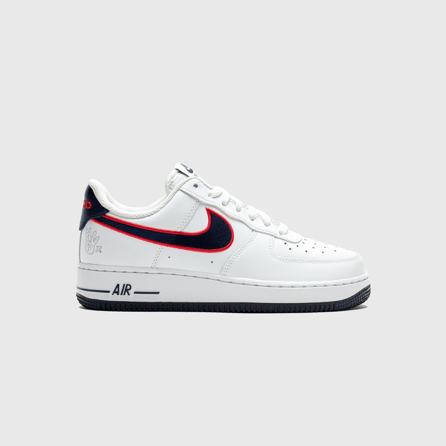 WMNS AIR FORCE 1 '07 LOW "OBSIDIAN & UNIVERSITY RED" - 1