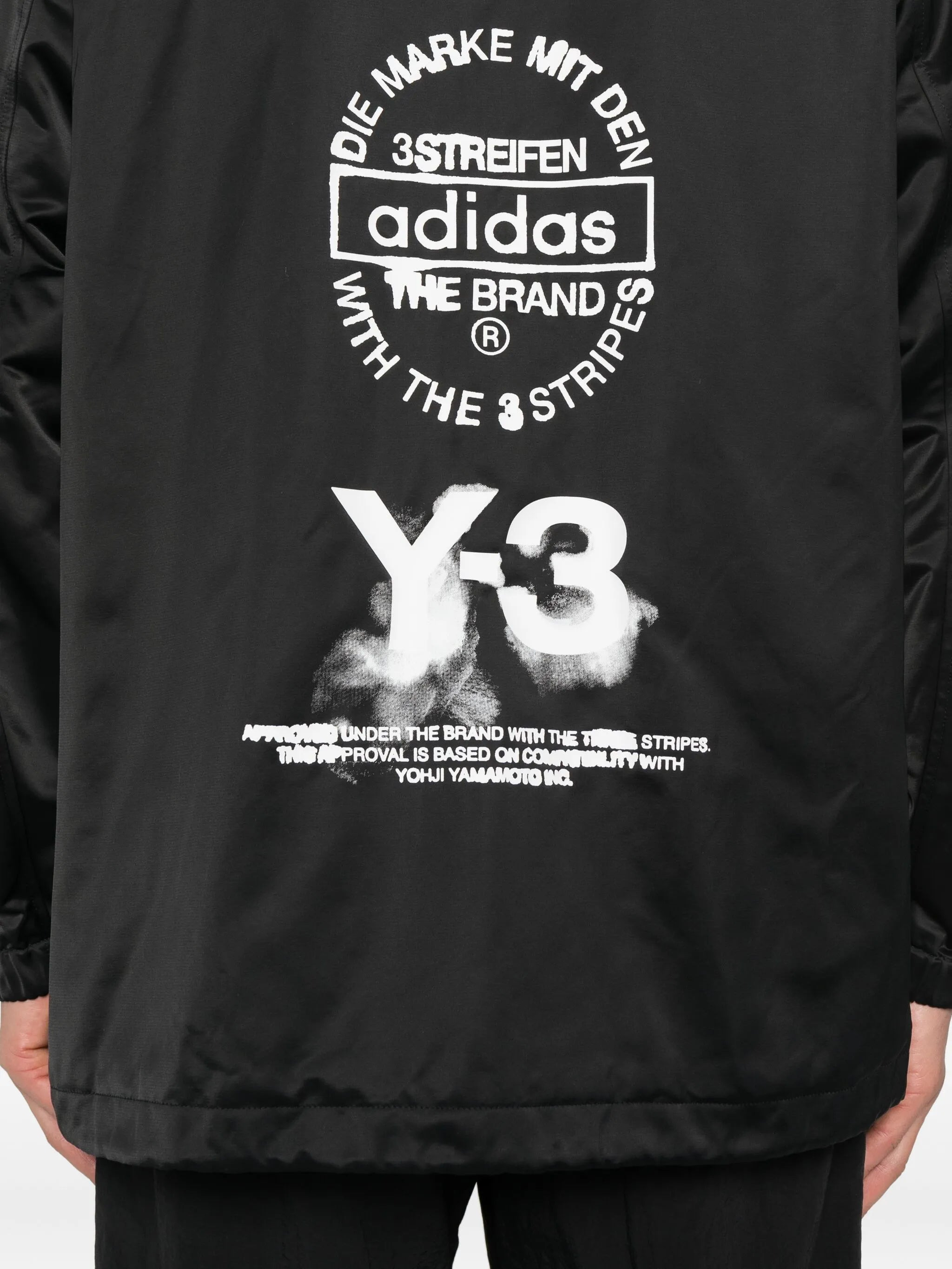 Y-3 Logo-print Shirt Jacket - 5