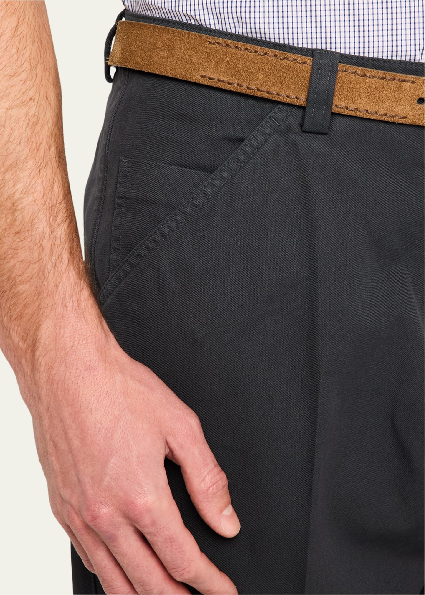 Men's Exclusive Cotton Five-Pocket Pants - 5