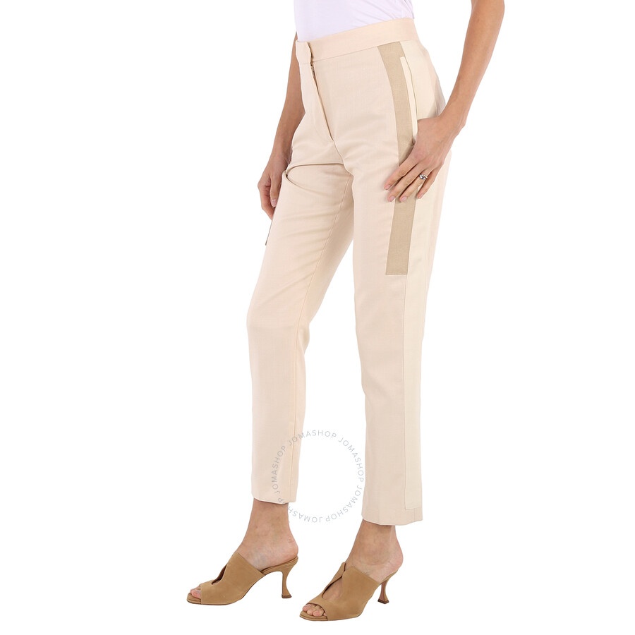 Burberry Ladies Buttermilk Tailored Trousers - 5