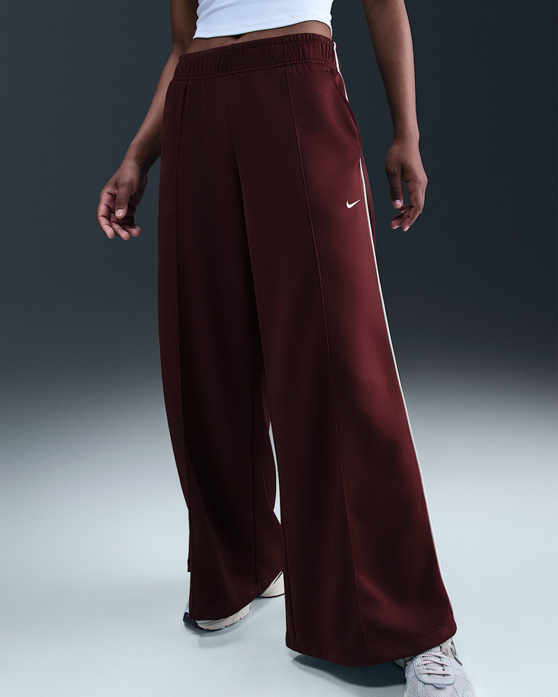 Nike Nike Sportswear Women's Mid-Rise Wide-Leg Track Pants outlook