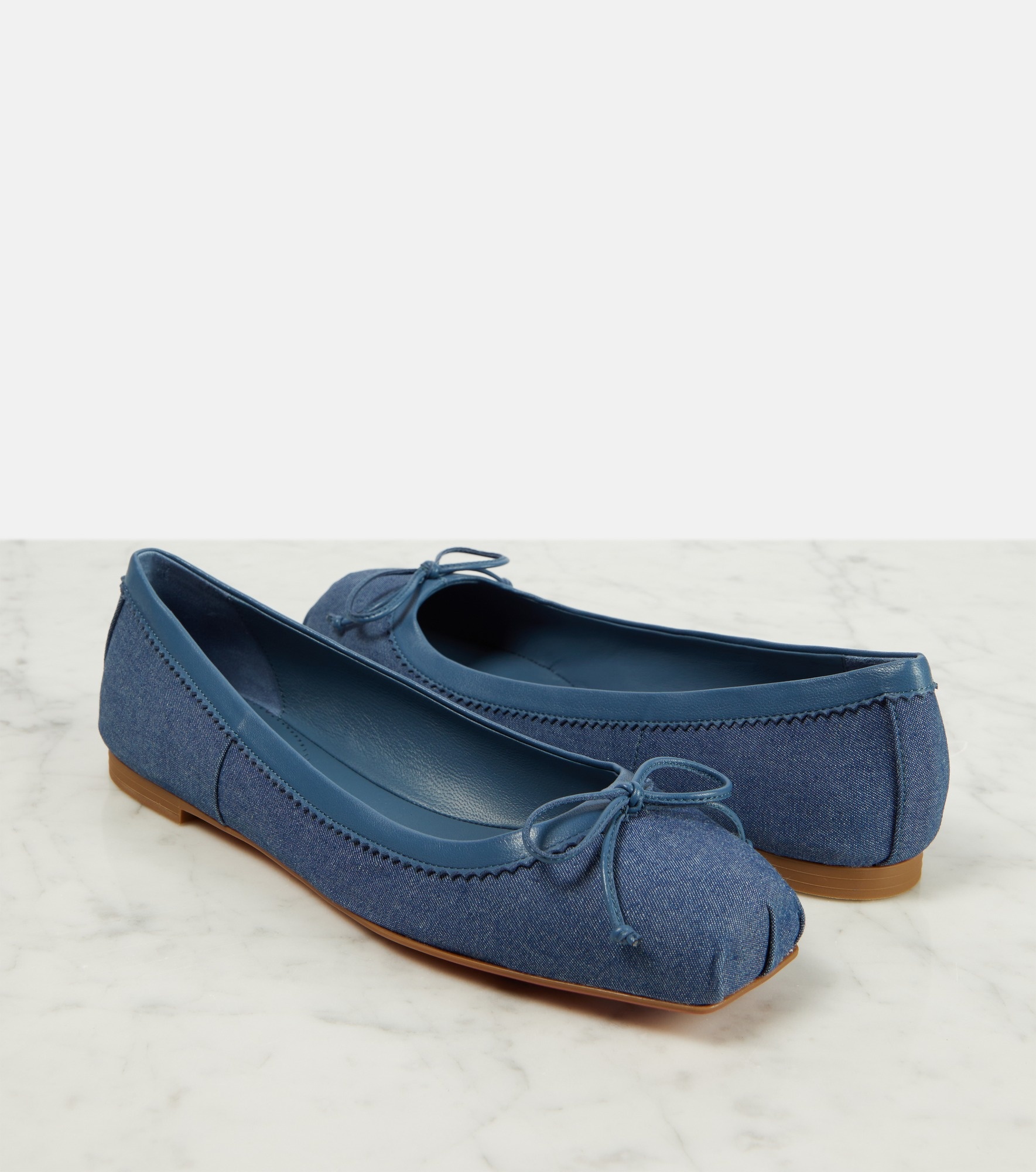 Mamadrague denim ballet flats - 6