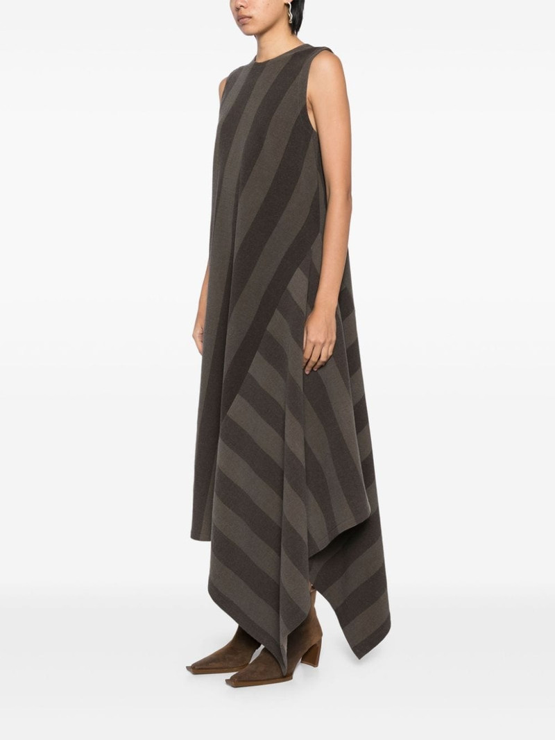 striped asymmetric dress 3