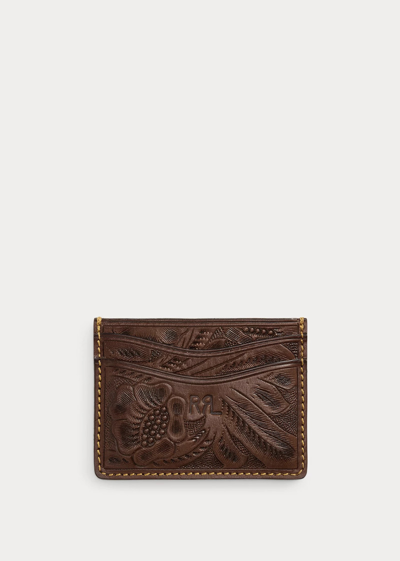 Hand-Tooled Leather Card Case 1
