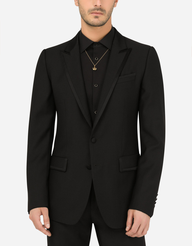 Dolce & Gabbana Crown yellow gold pendant with iron eye outlook