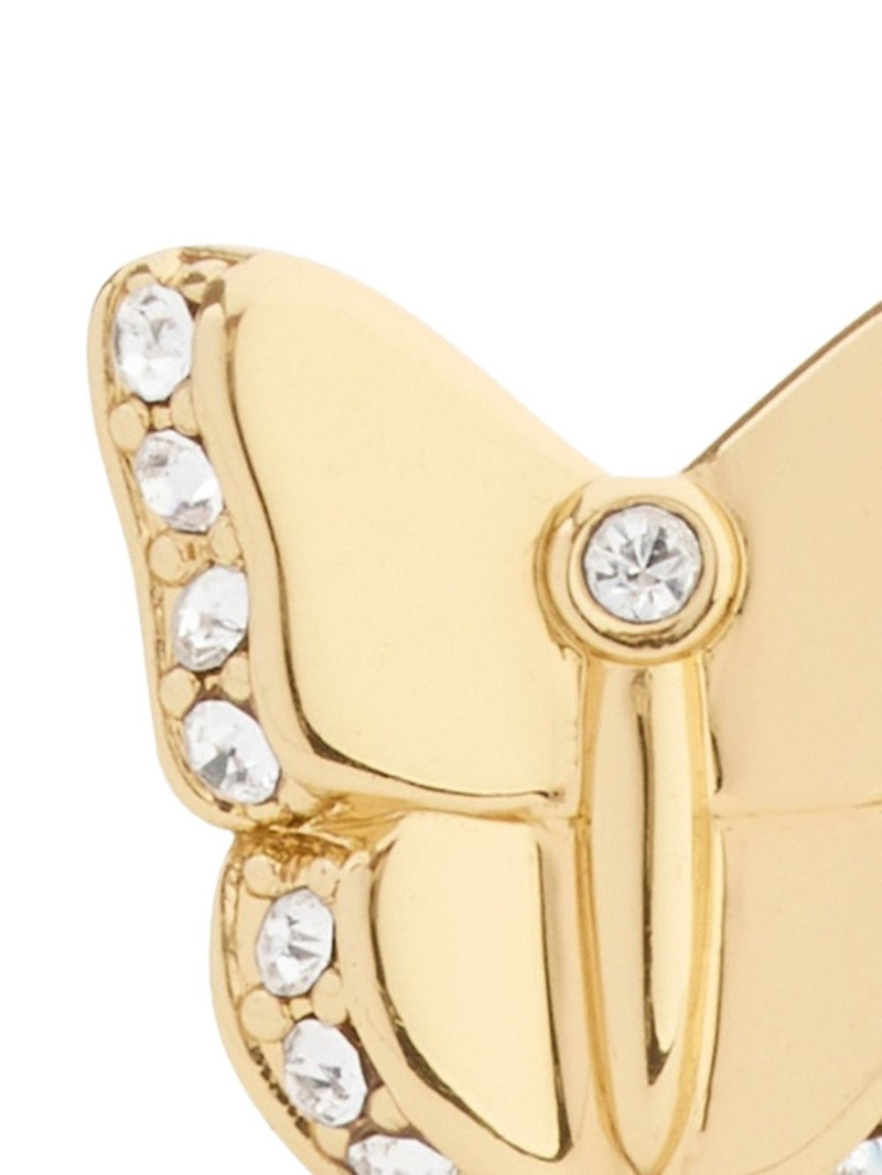 COACH butterfly embellished earrings outlook