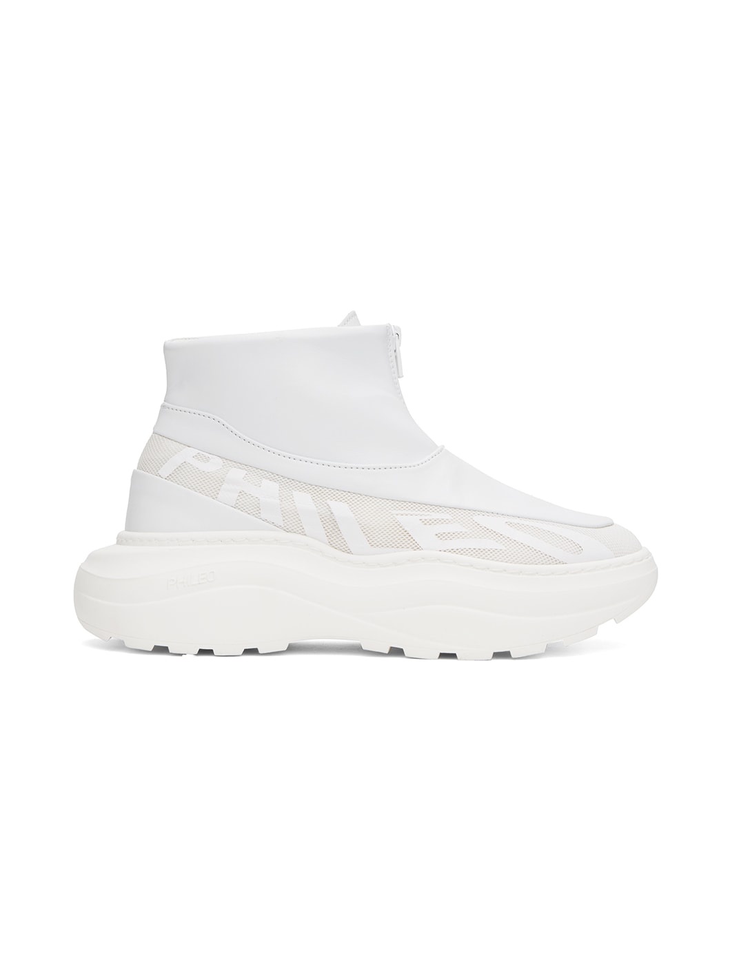 White Bonded Boots - 1