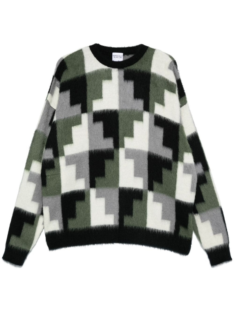 Aop Damier sweater 1