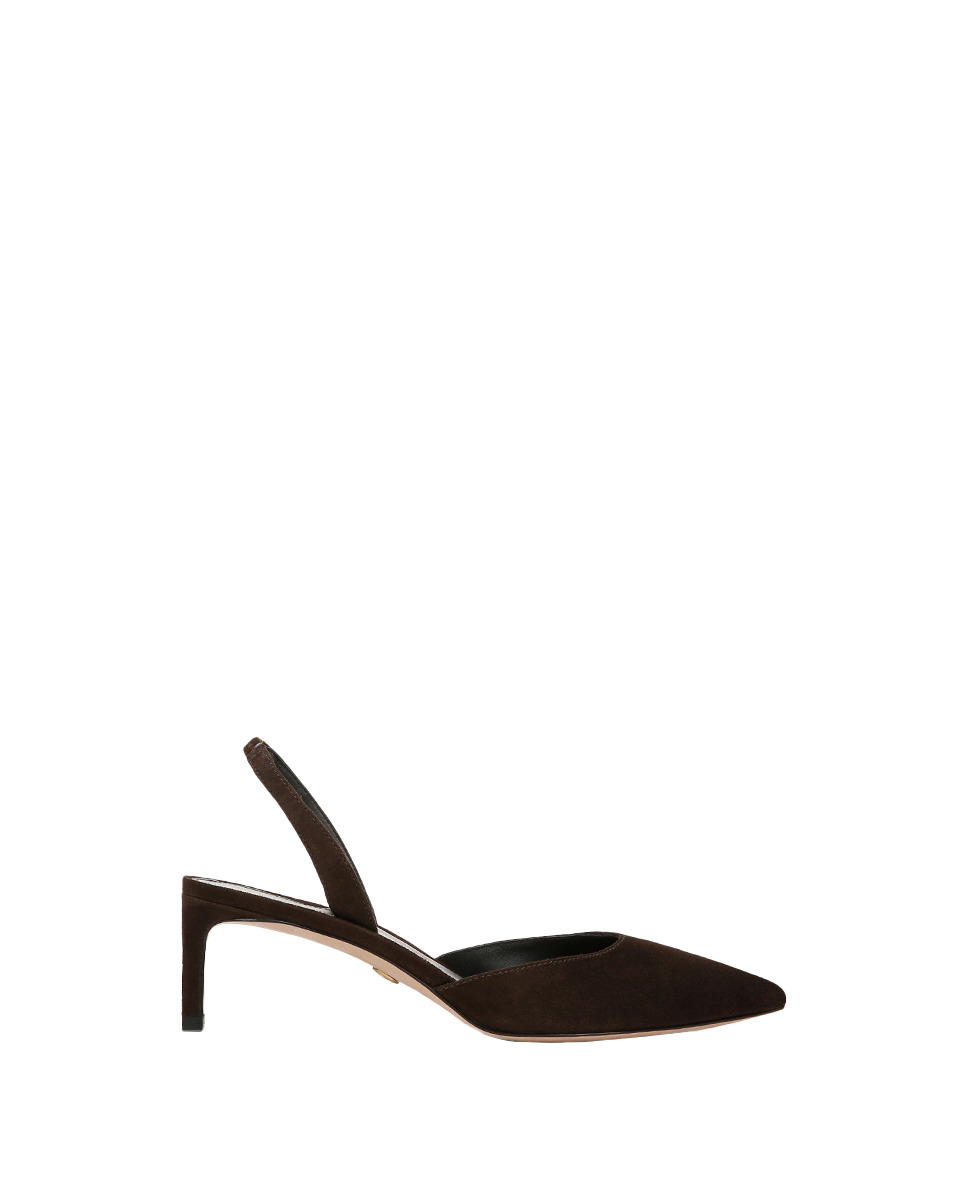 CAROLINE SUEDE SLINGBACK PUMP - 5