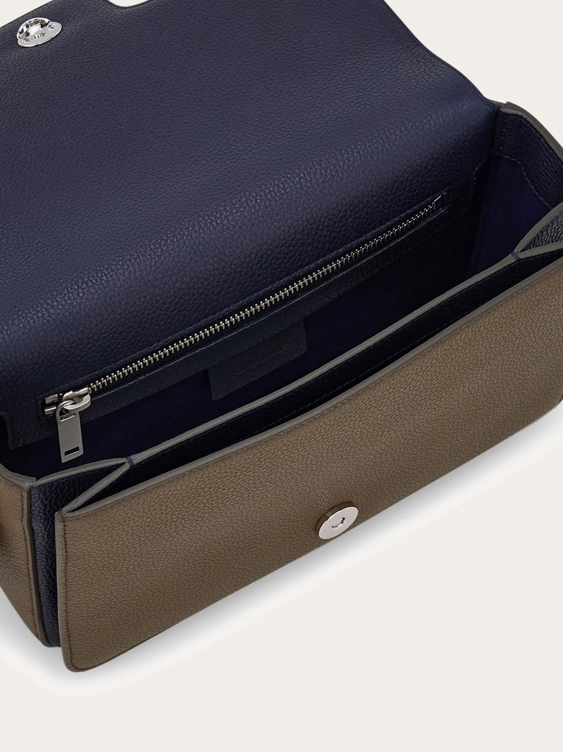 Double Gancini messenger bag 5