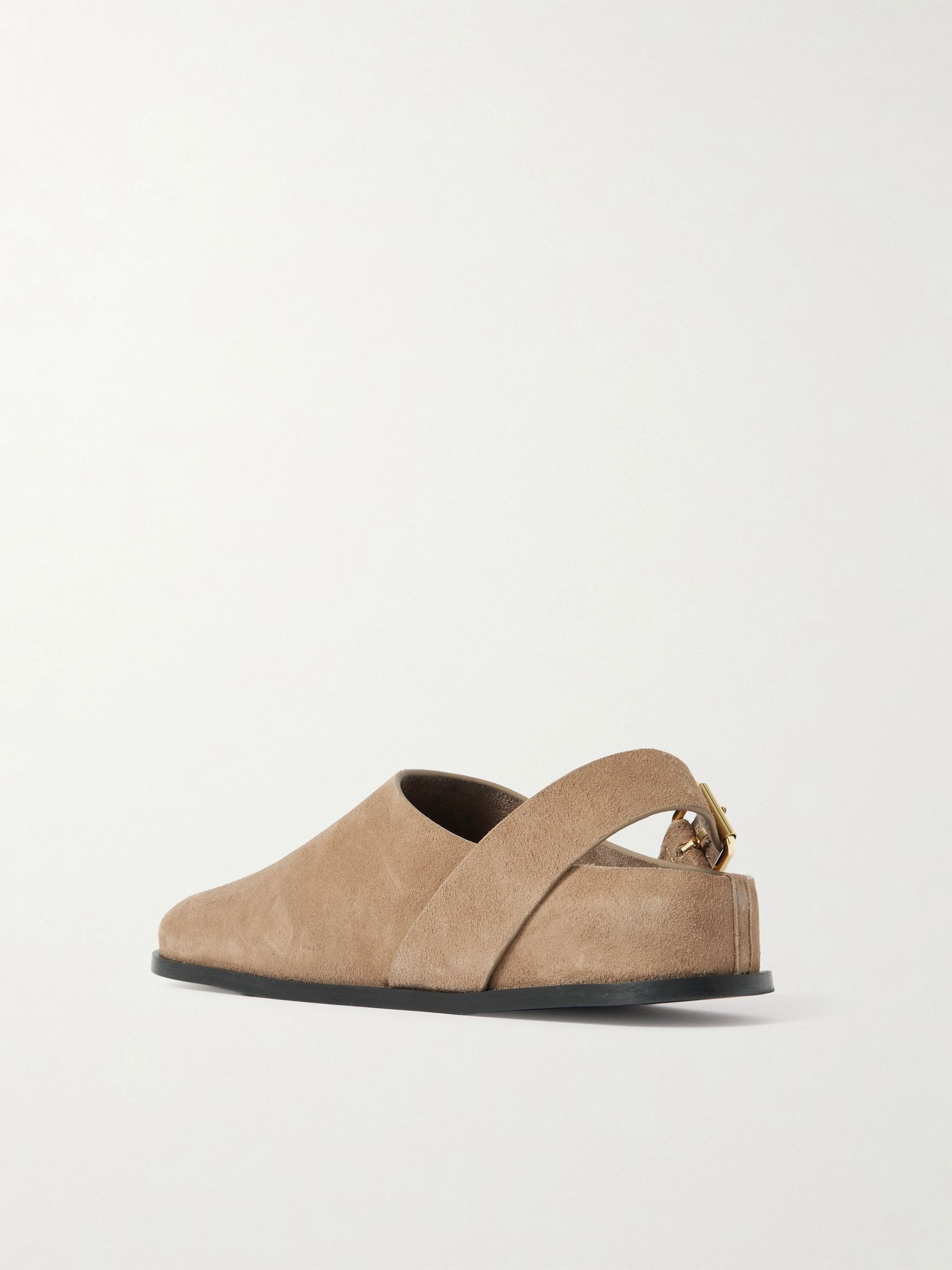 Louis suede slingback clogs Taupe - 3