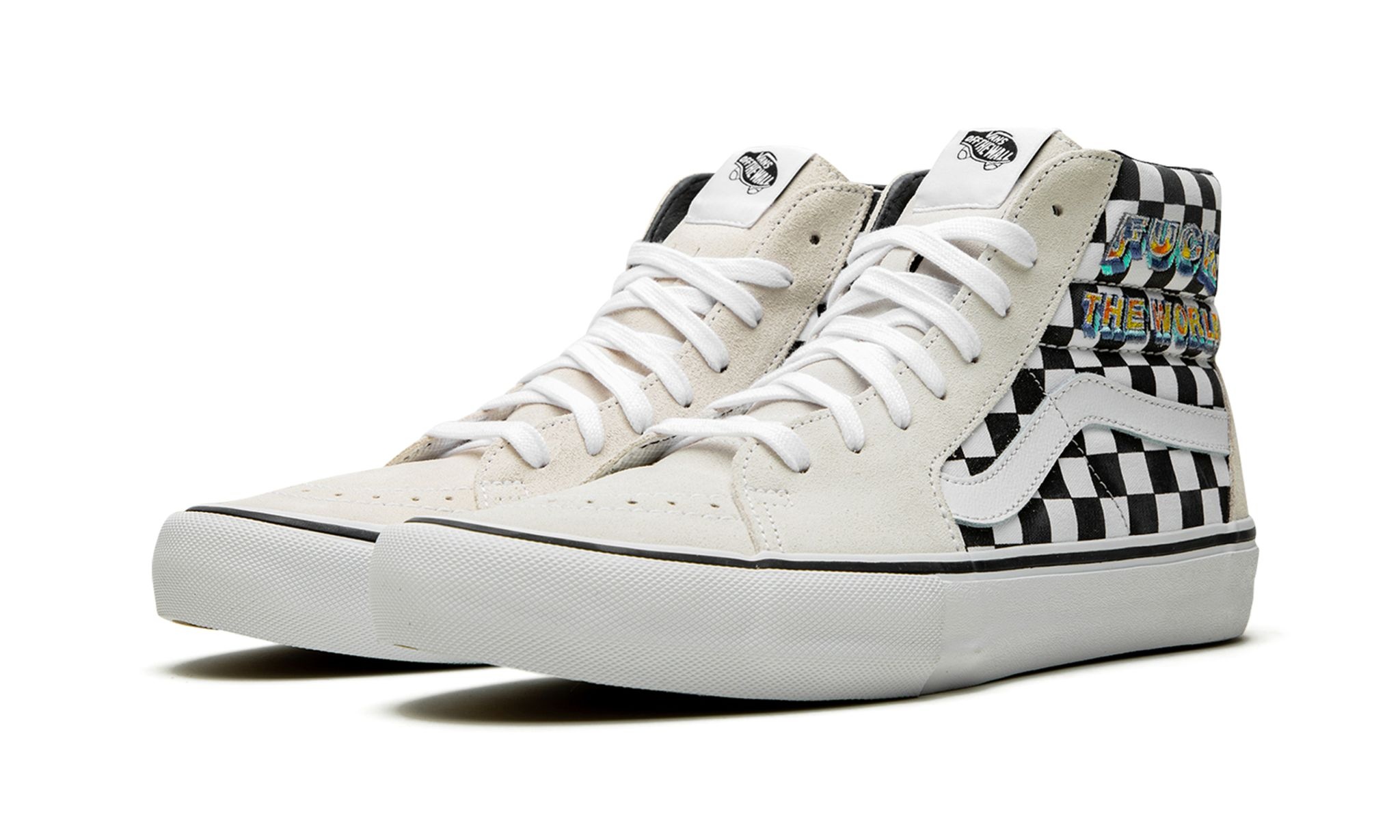 Sk8-Hi Pro "Supreme - F*ck the World - Checker" - 2