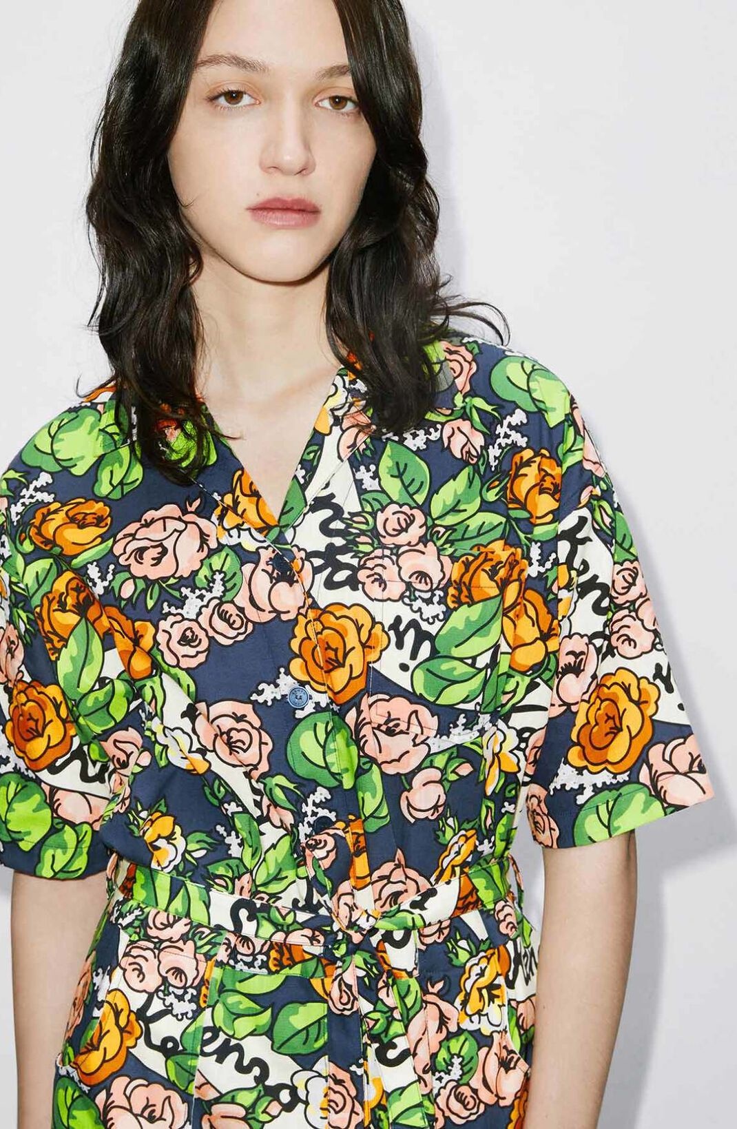 Hawaiian Flower Overalls - 5