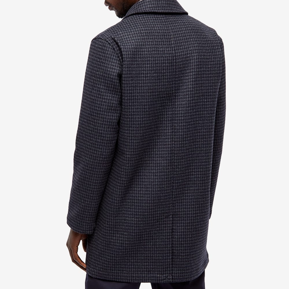 A.P.C. Flynn Houndstooth Wool Mac - 7