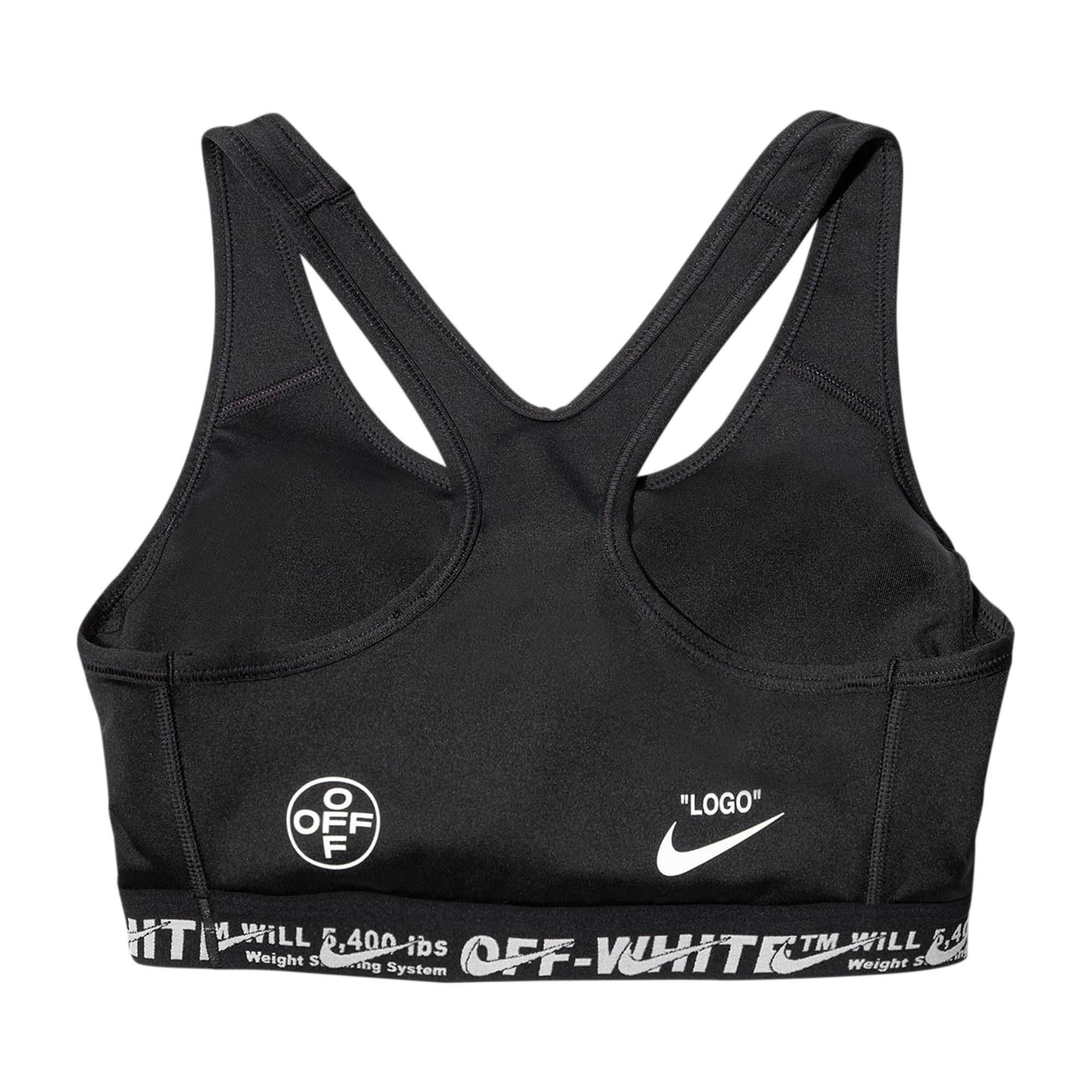 Off-White x Nike Women's NRG As Bra 'Black' - 2