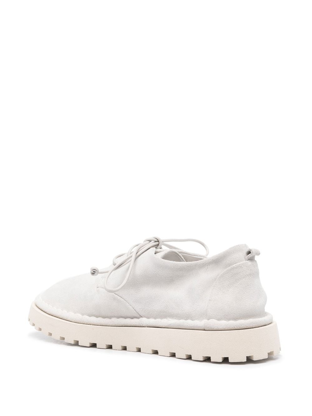 lace-up suede brogues - 3
