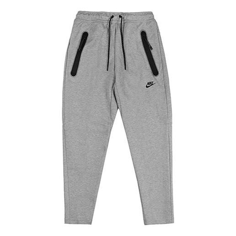 Nike Sportswear Tech Fleece Casual Sports Drawstring Long Pants dark grey Gray CU4502-063 - 1