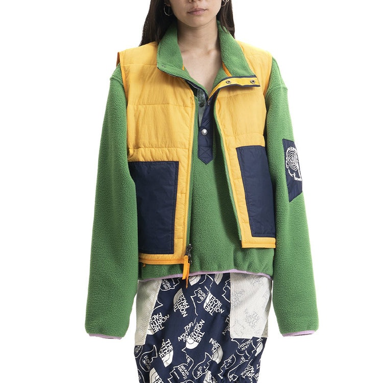 THE NORTH FACE X Brain Dead Puffer Vest 'Yellow' 52BT-70M - 3