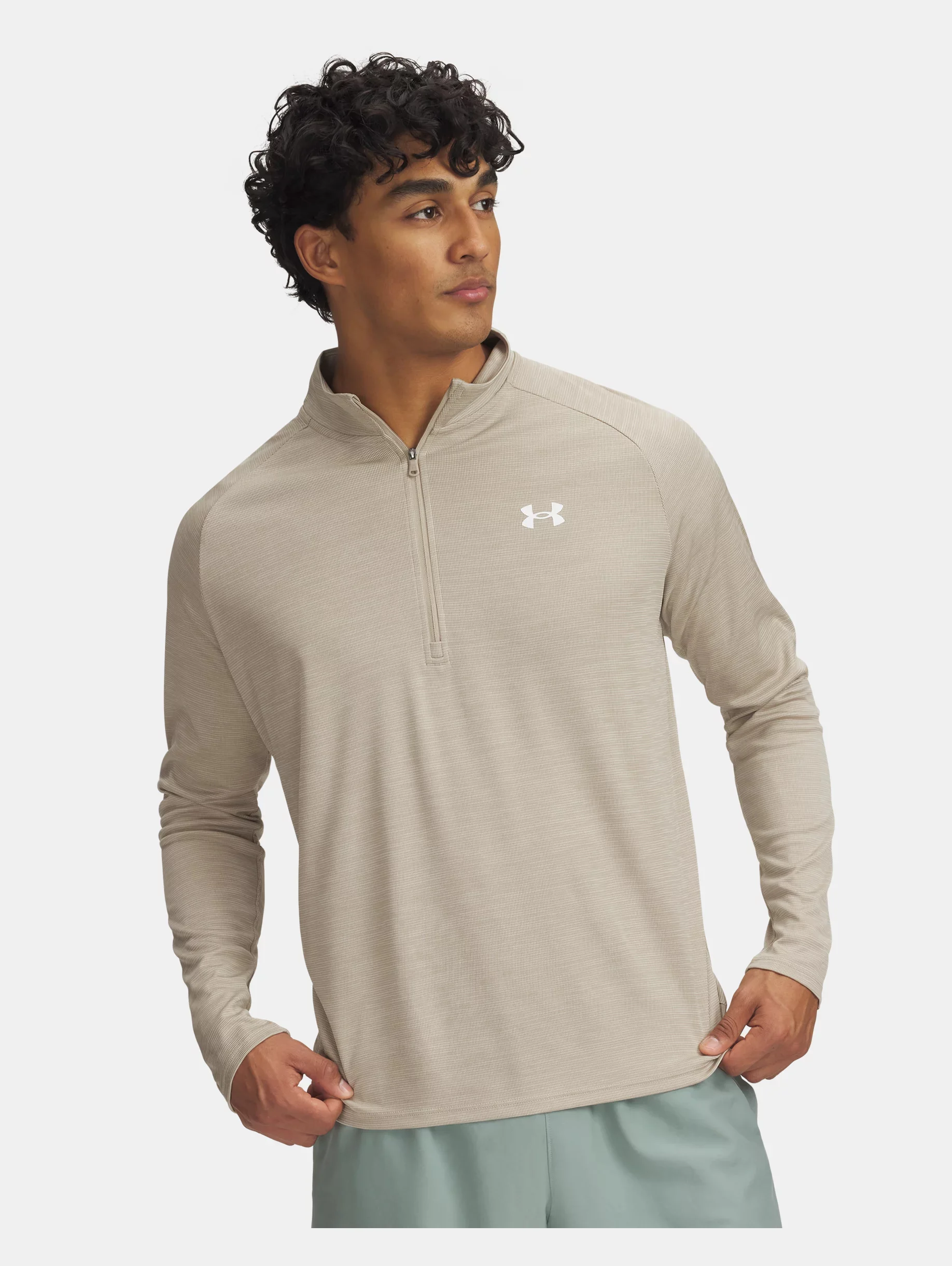 Men's UA Tech™ Textured ½ Zip - 1