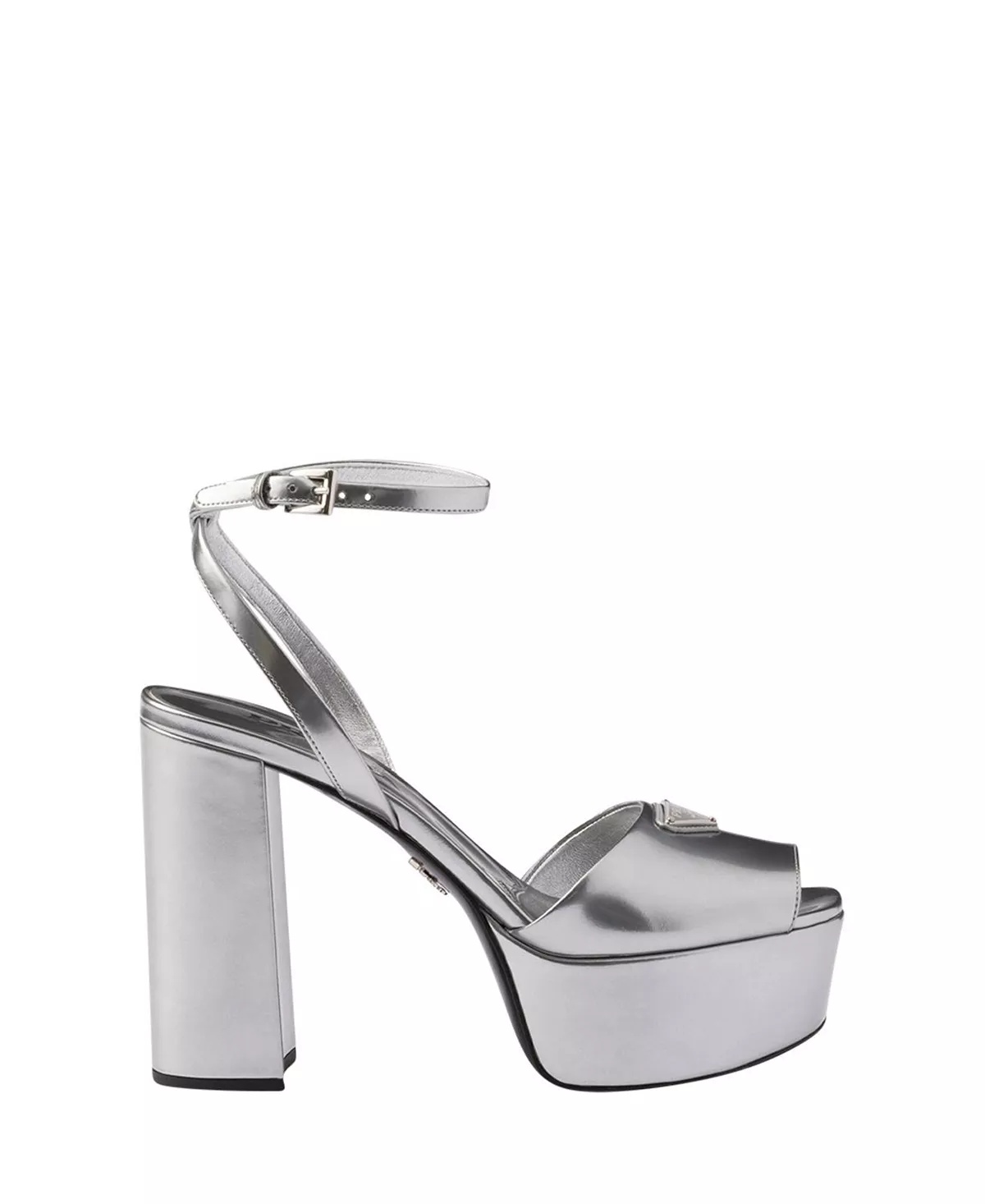 Women's Metallic Leather Platform Sandals - 2