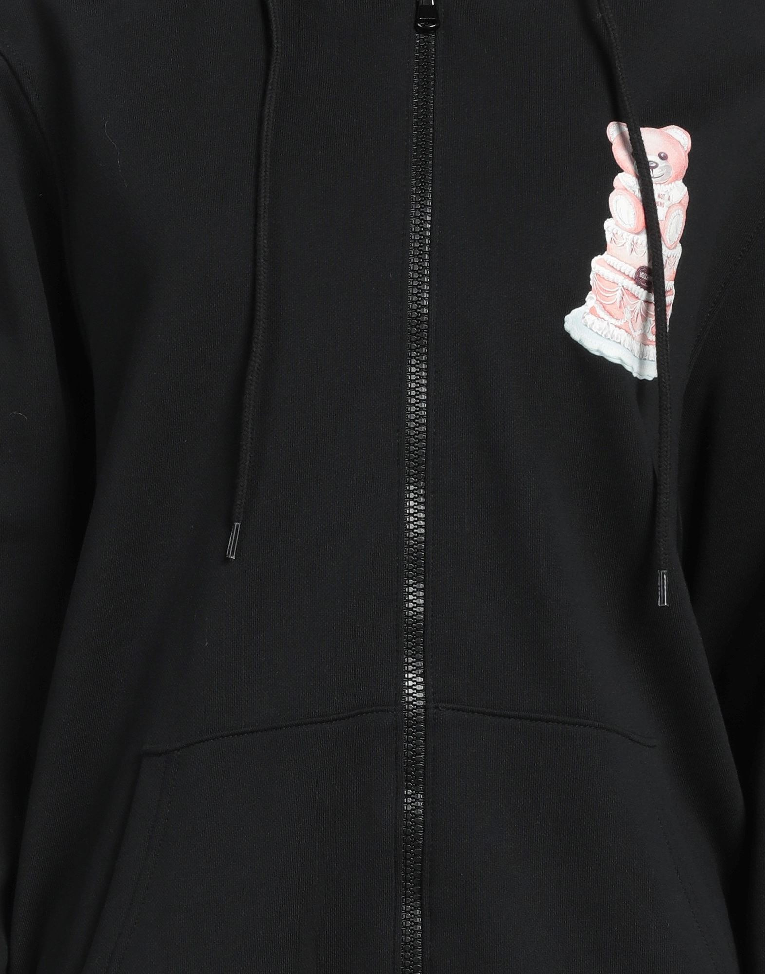 Black Women's Hooded Sweatshirt - 4