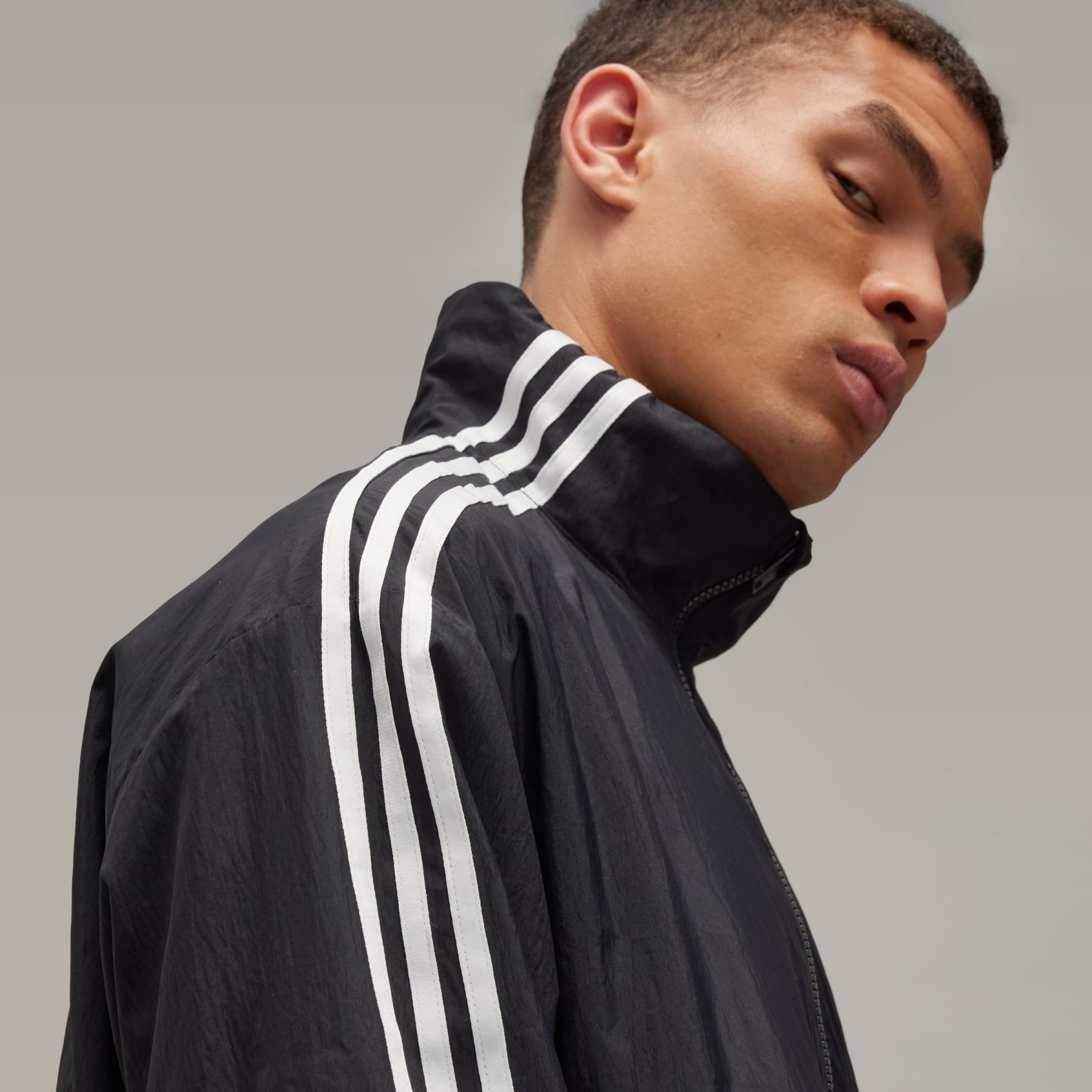 Y-3 3-Stripes Nylon Shell 1/2 Zip Jacket - 6