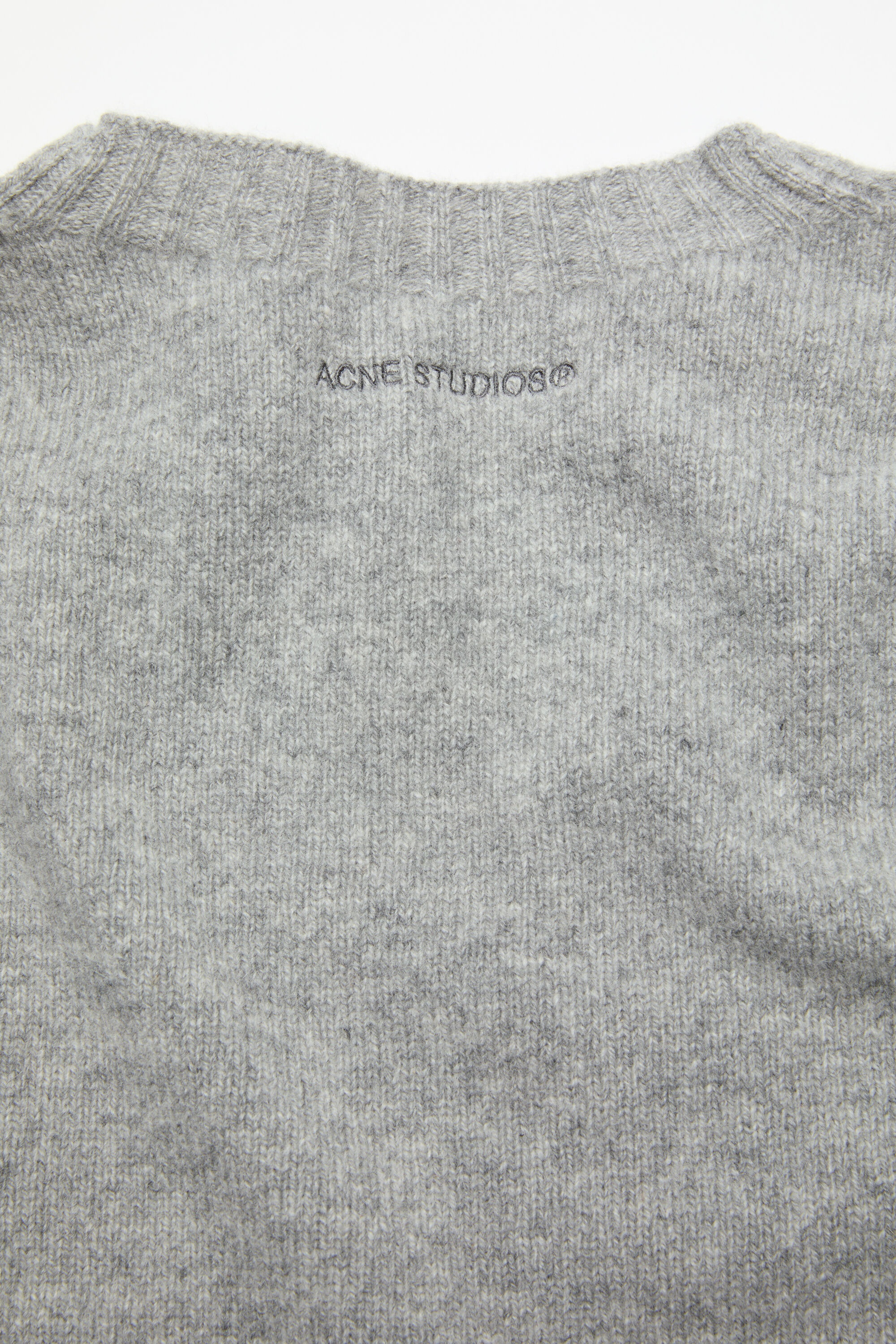 Jumper wool cashmere - Grey Melange - 5