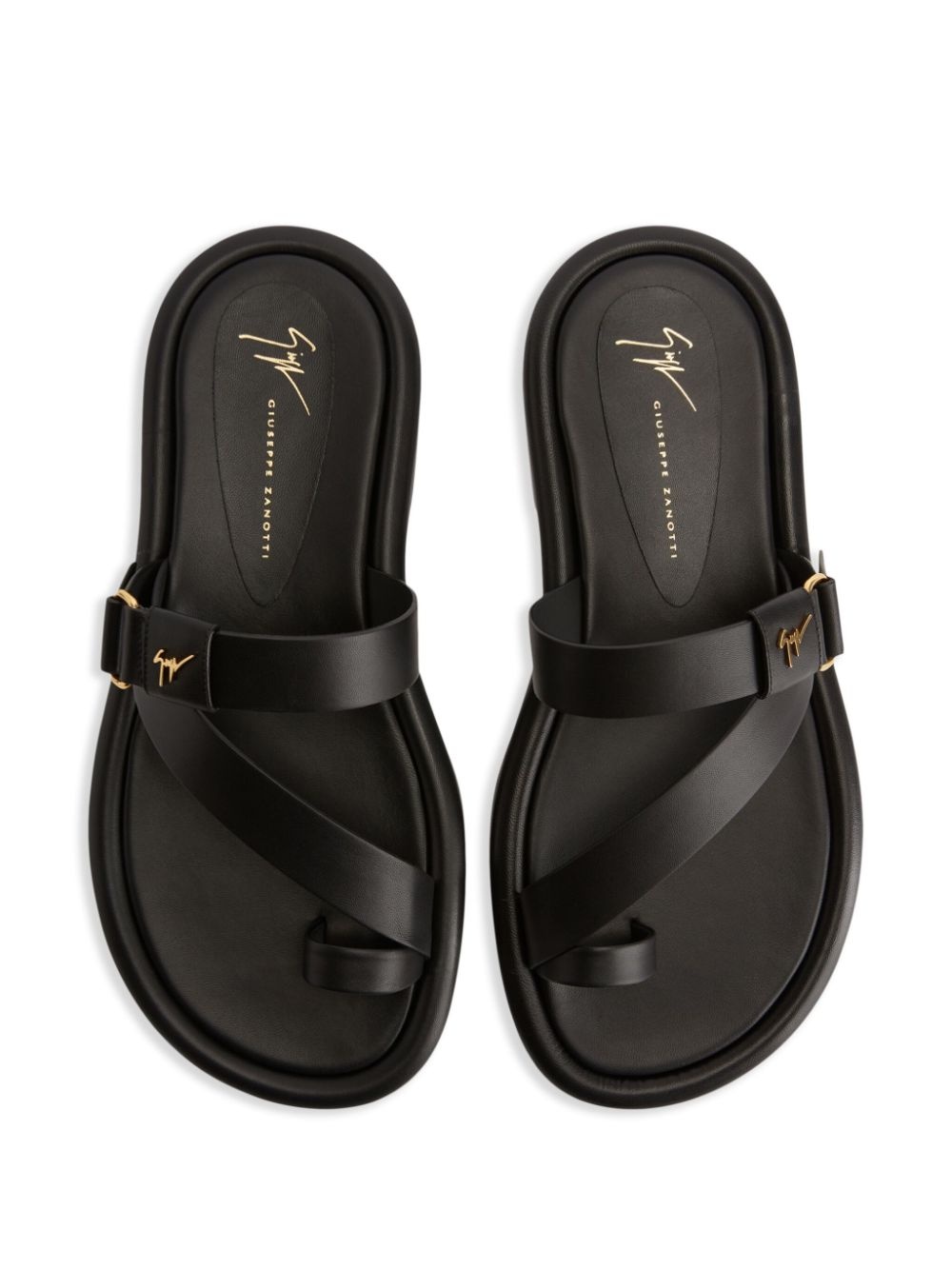 Taanguy leather slides - 4