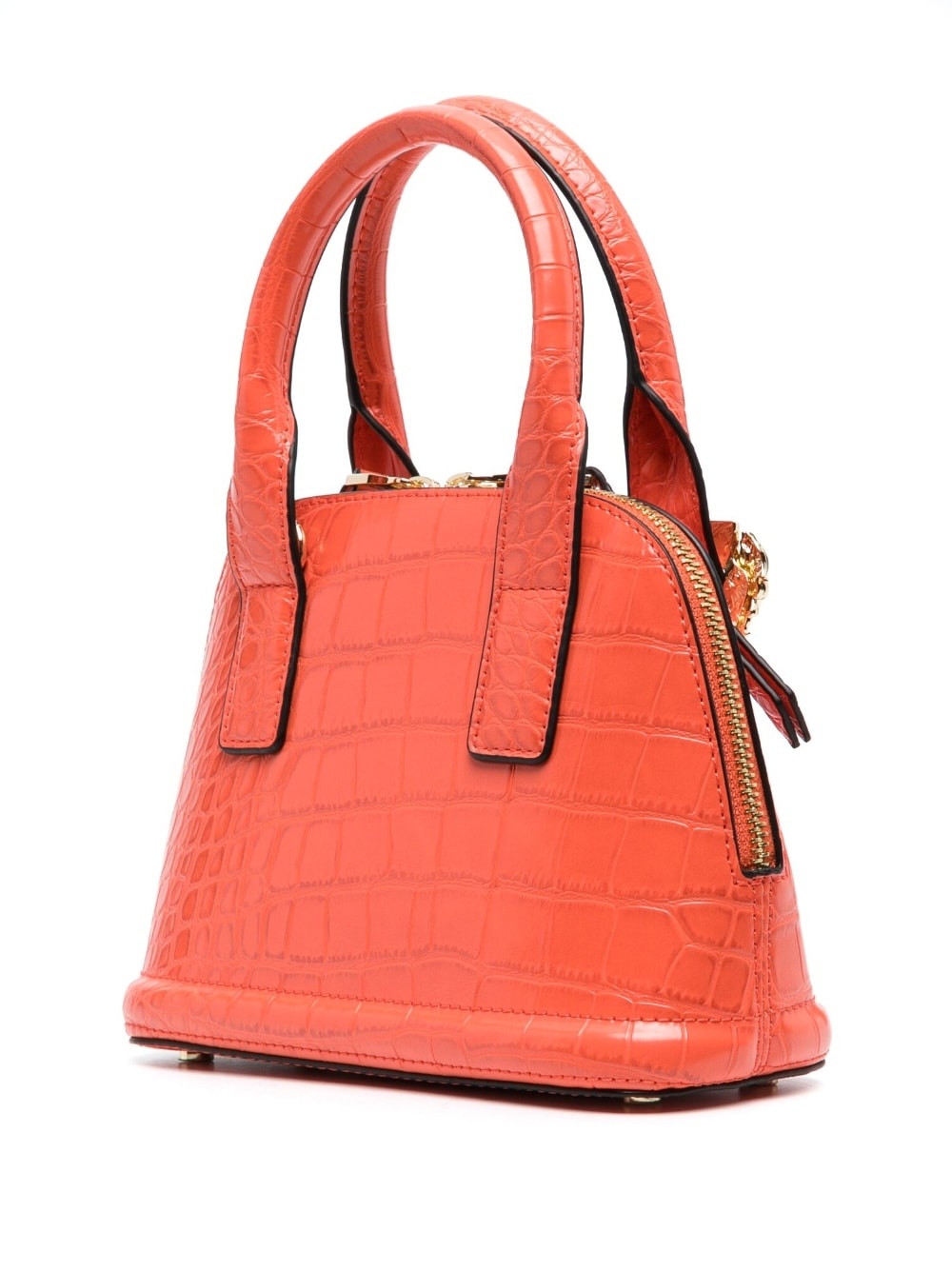 crocodile-embossed tote bag - 4