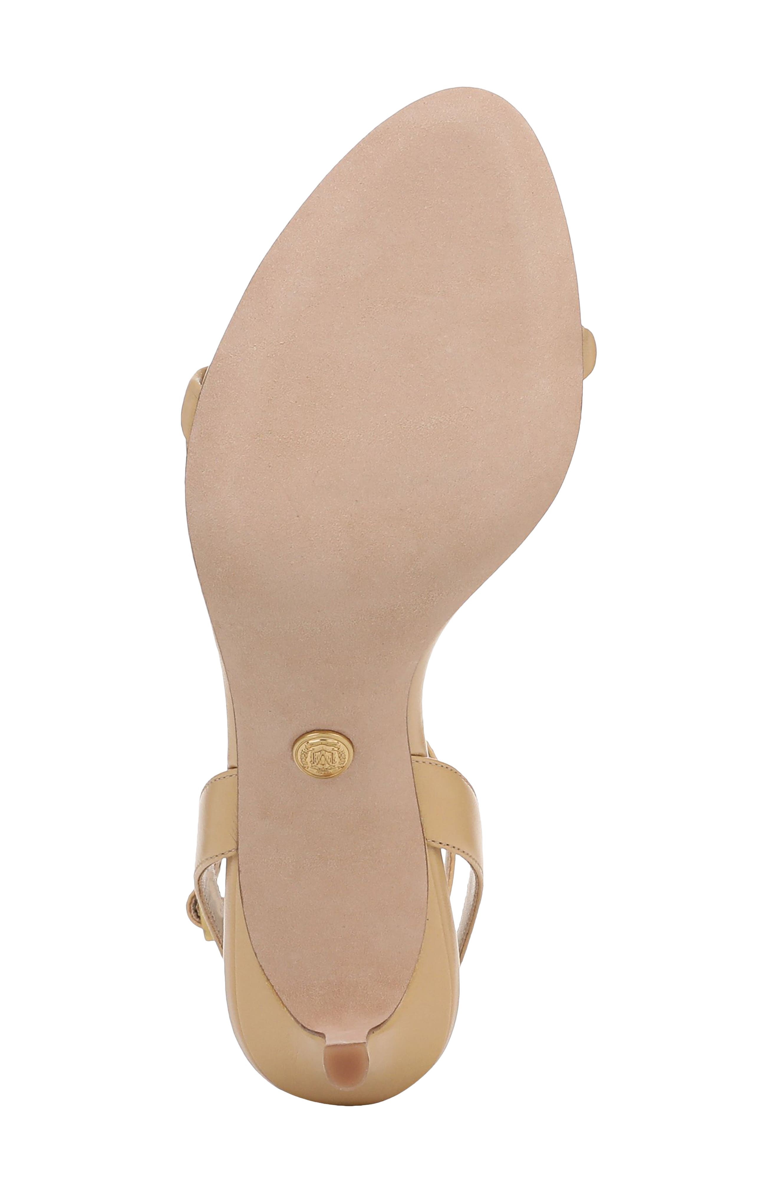 Veronica Beard Sylvie Ankle Strap Sandal in Wheat at Nordstrom - 6