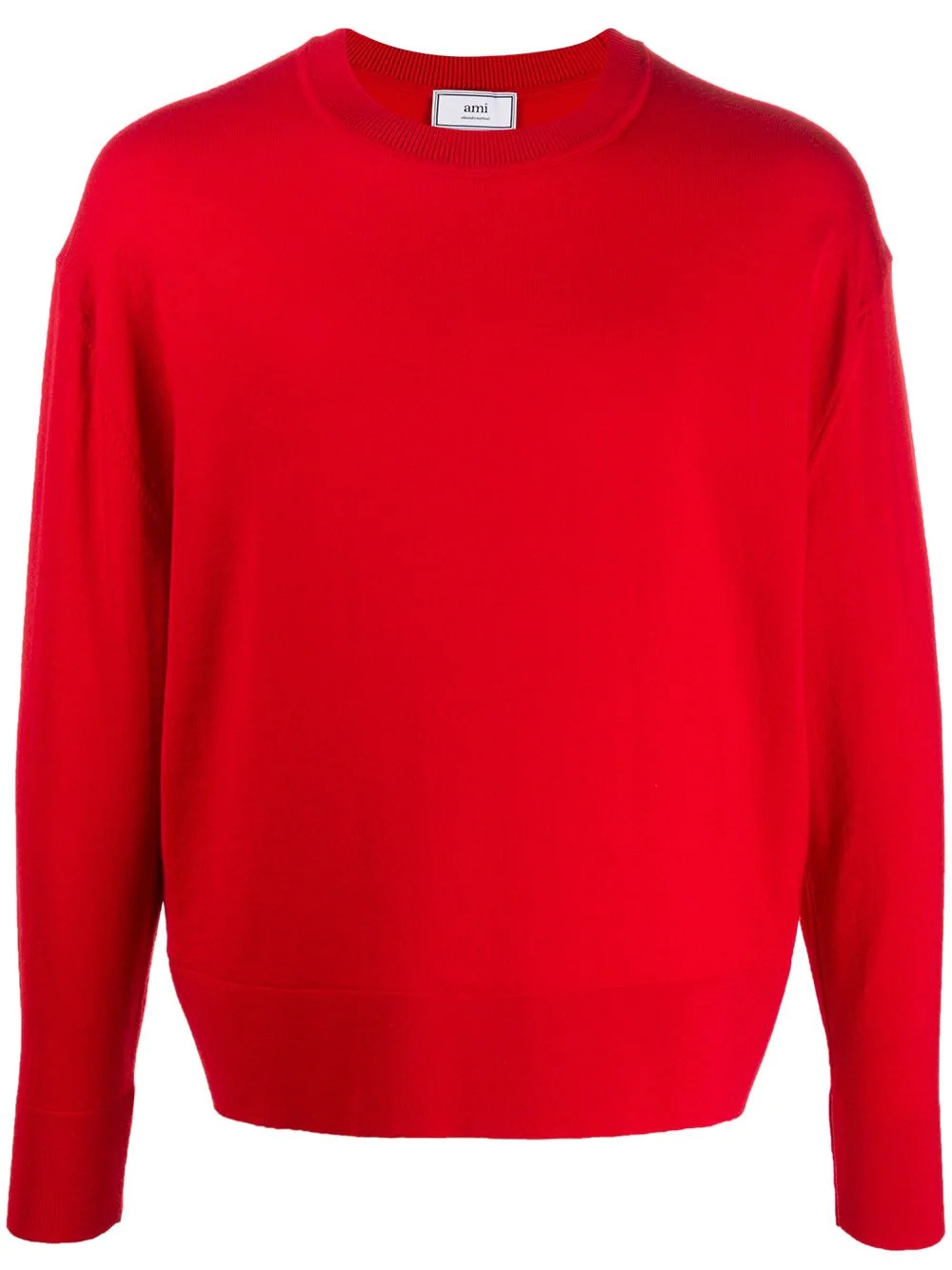 crew neck knitted jumper - 1