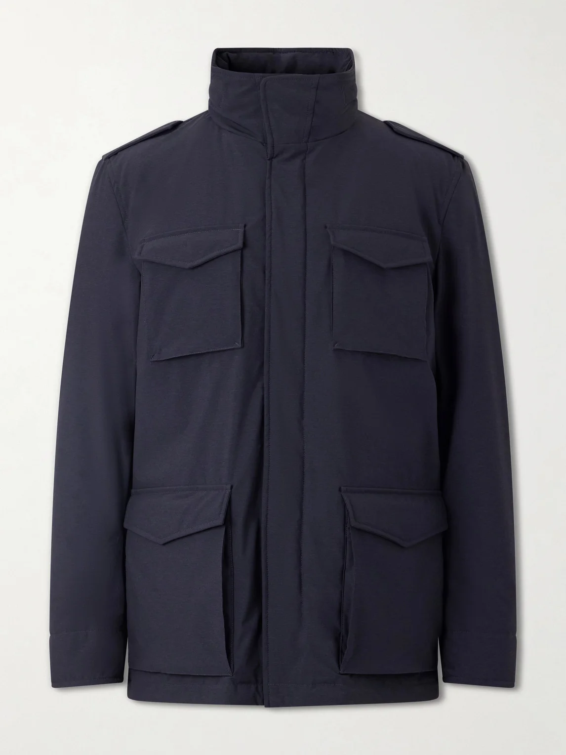 Four Pockets Woven Jacket - 1