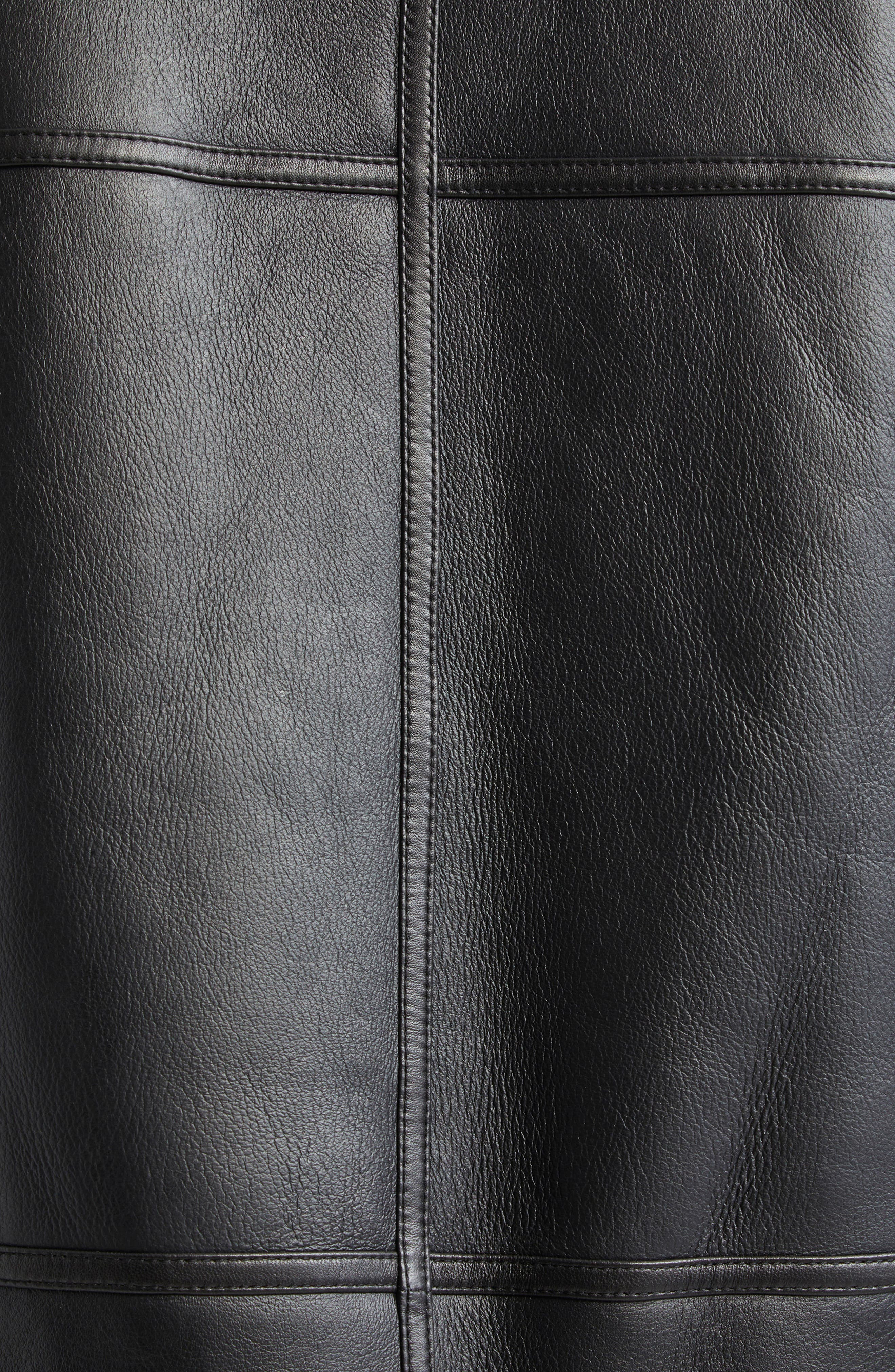 TOTEME Menfi Oversize Genuine Shearling Coat in Black at Nordstrom - 6