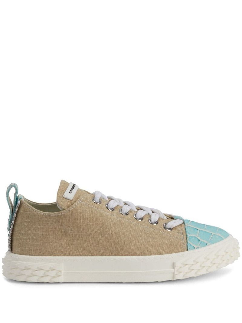 Nicki leather low-top sneakers 1