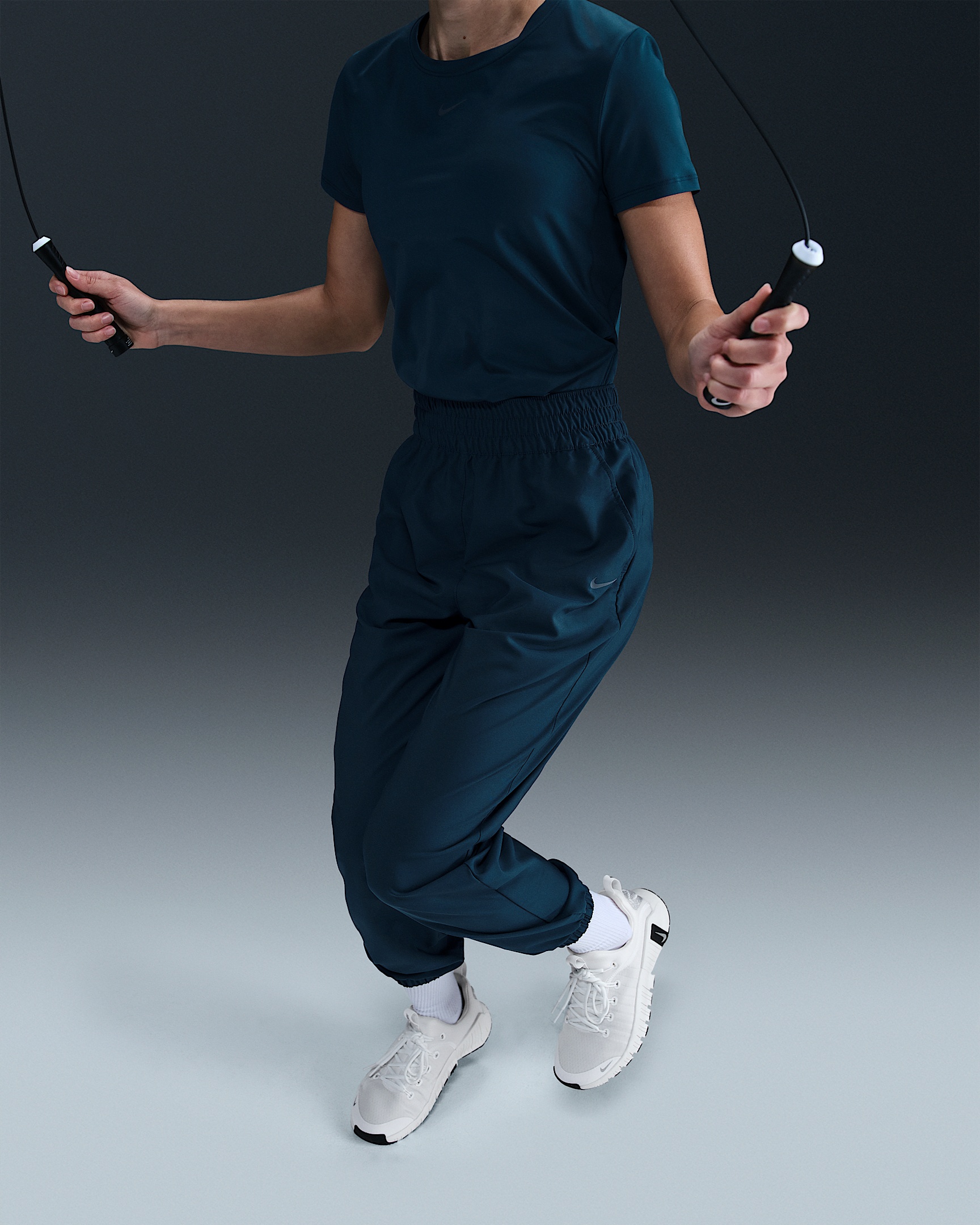 Nike One Women's Dri-FIT High-Waisted 7/8 Joggers - 5
