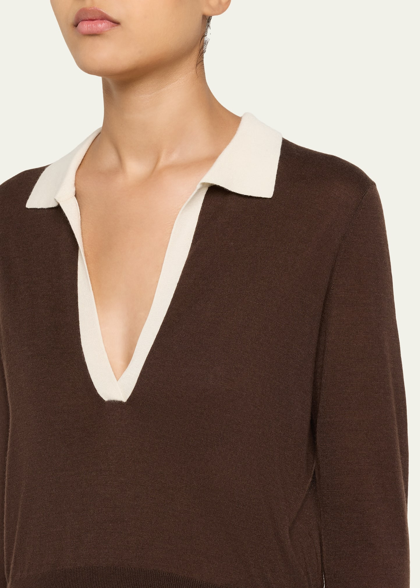 The Two-Tone Polo Sweater - 5