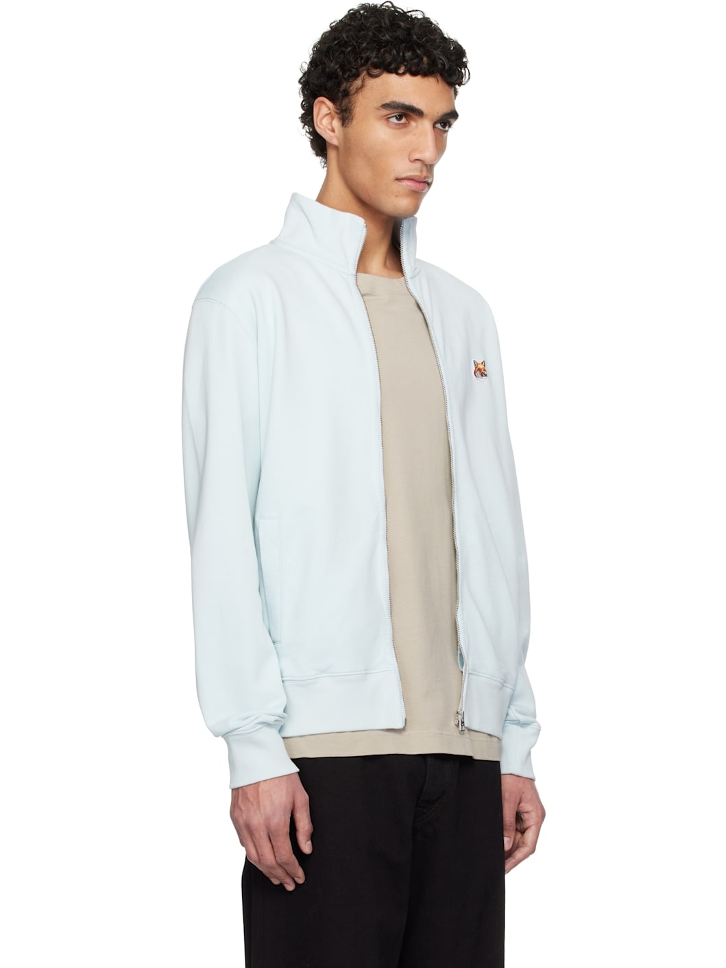 Blue Fox Head Patch Fullzip Regular Sweatshirt - 2