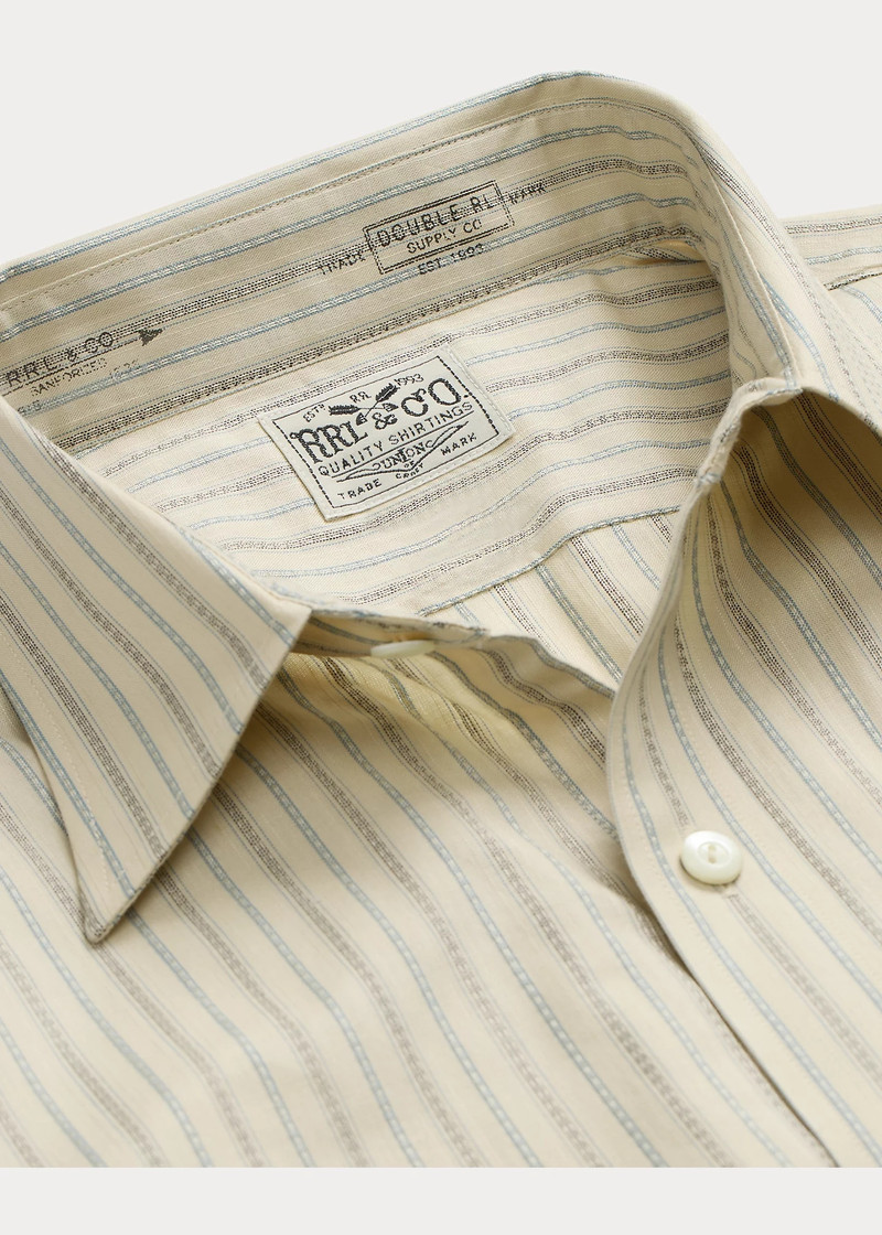 Slim Fit Striped Dobby Shirt 7