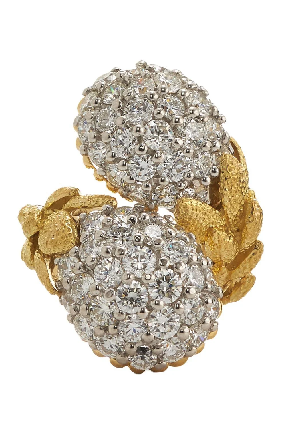 Diamond Crossover Ring - 1