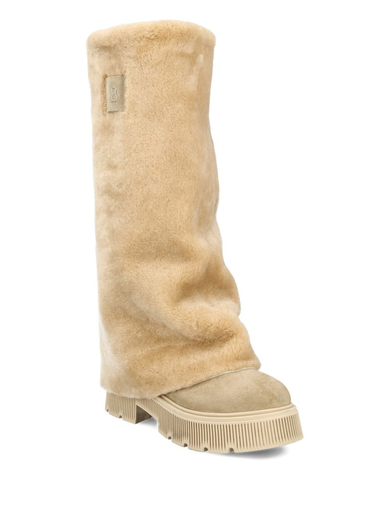 BOGNER shearling logo-detail boots outlook