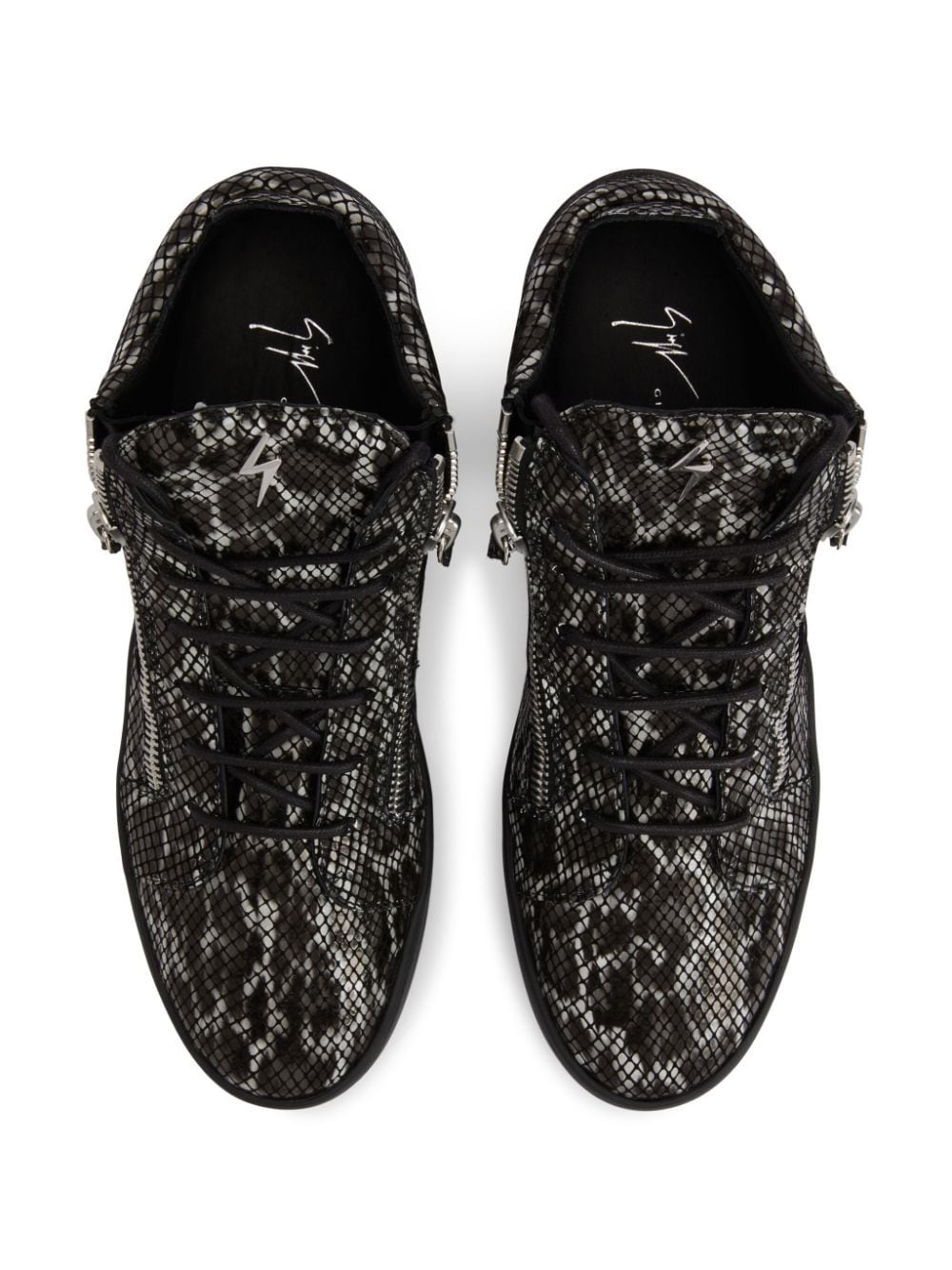Kriss leopard-print hi-top sneakers - 4