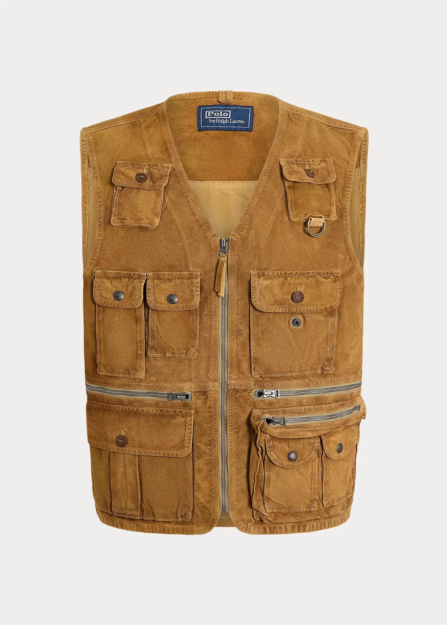 Suede Utility Vest - 1