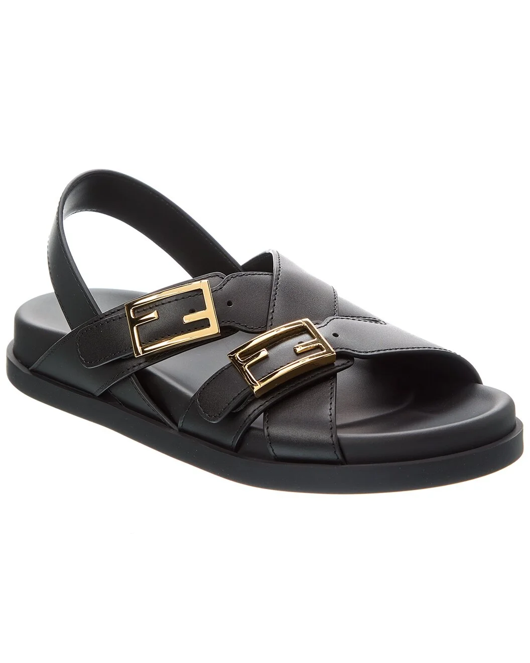 FENDI Feel Leather Sandal - 1