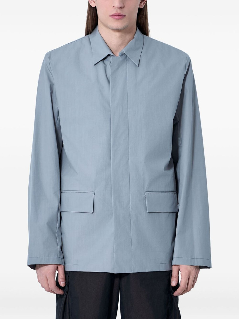 flap-pocket cotton shirt jacket 1