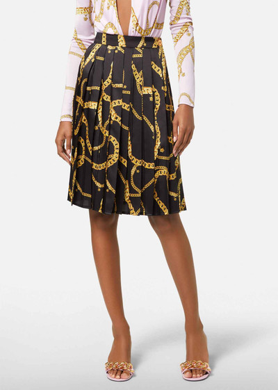 VERSACE Chain Pleated Skirt outlook