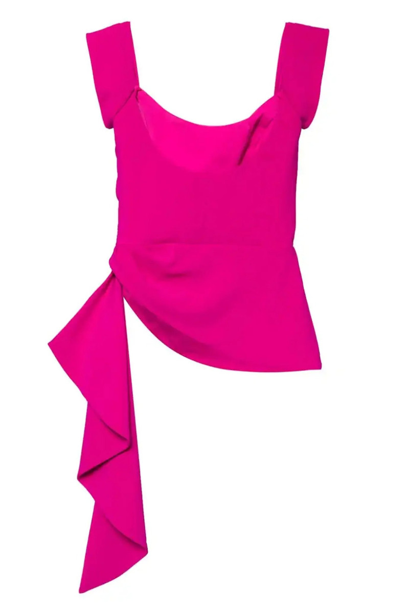 COSTARELLOS VEYA DRAPE OFF SHOULDER outlook