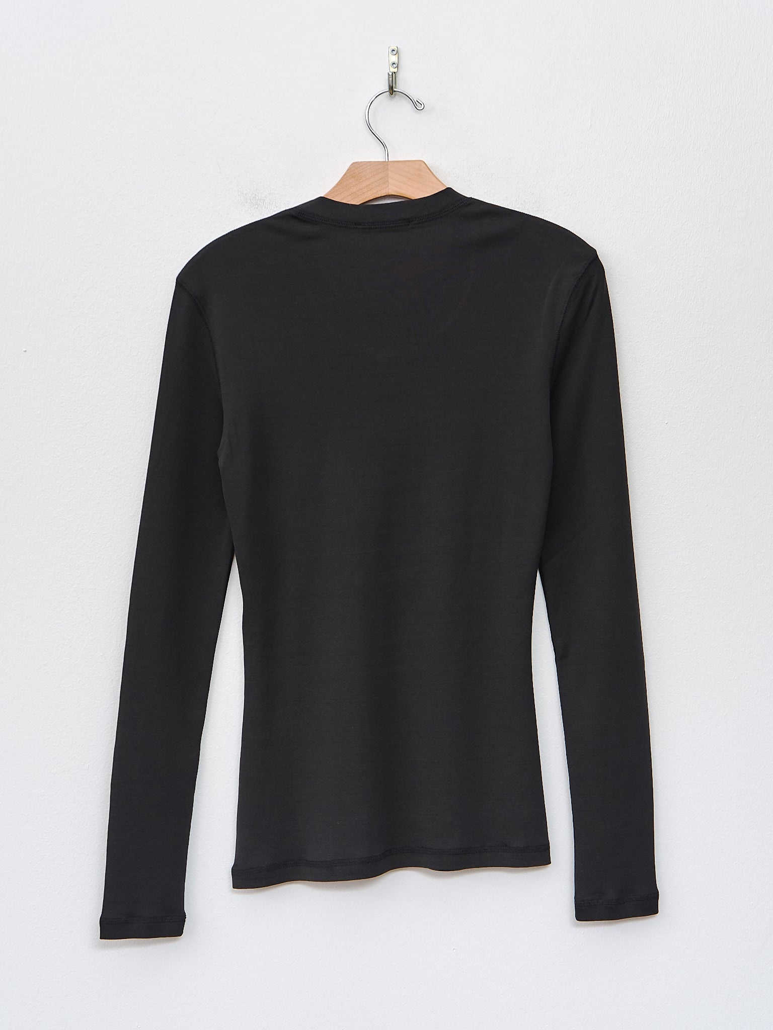 Rib Long Sleeve T-Shirt - Squid Ink - 5