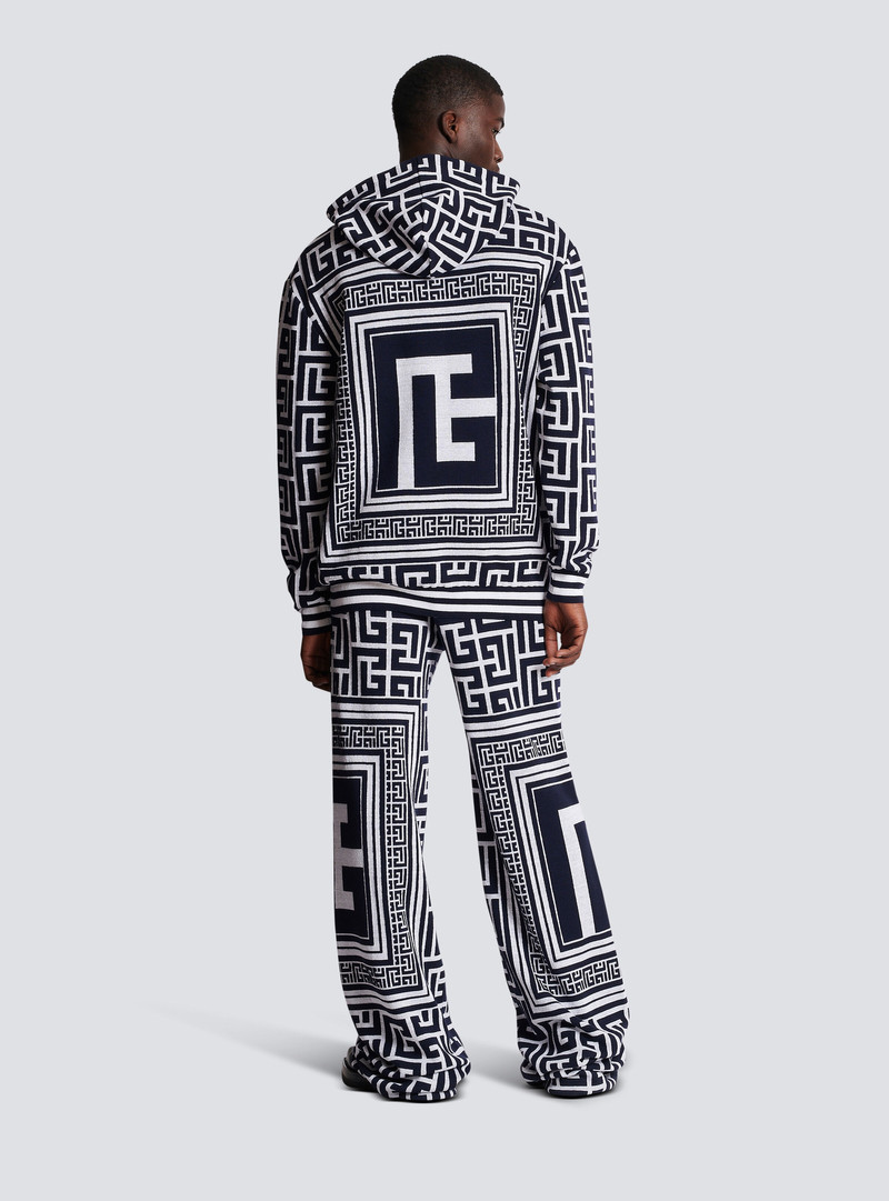 Maxi monogrammed hooded sweatshirt 4