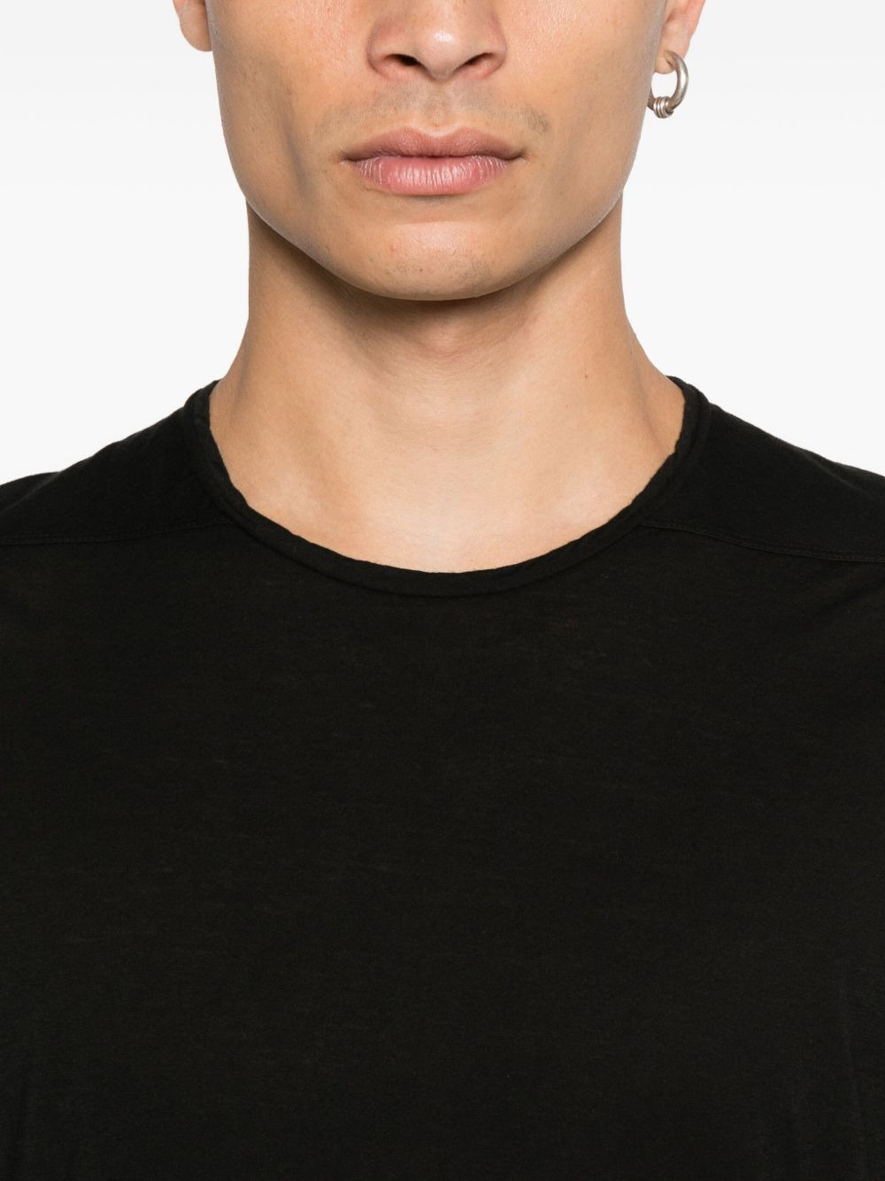 side-tie organic cotton T-shirt - 4