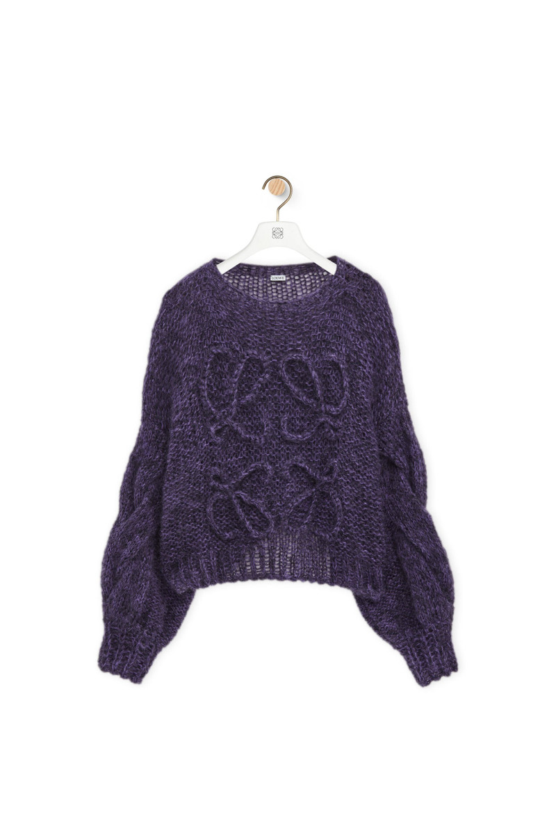 Anagram sweater in mohair blend 1